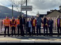 Improvement work starts at Abergavenny Railway Station