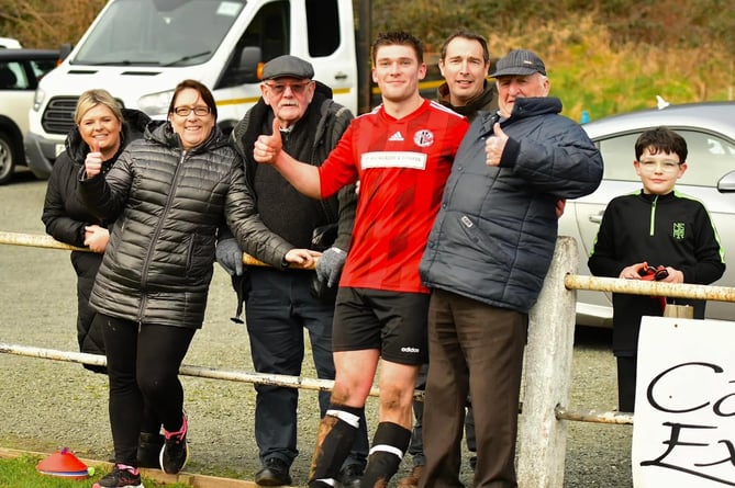 Crickhowell FC are giving the thumbs up to their new Crowdfunder campaign