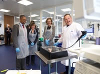 Vaughan's visit to Creo Medical in Chepstow as new Welsh Labour Leader
