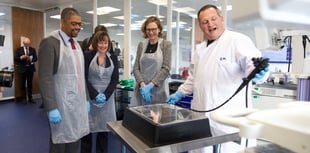Vaughan's visit to Creo Medical in Chepstow as new Welsh Labour Leader