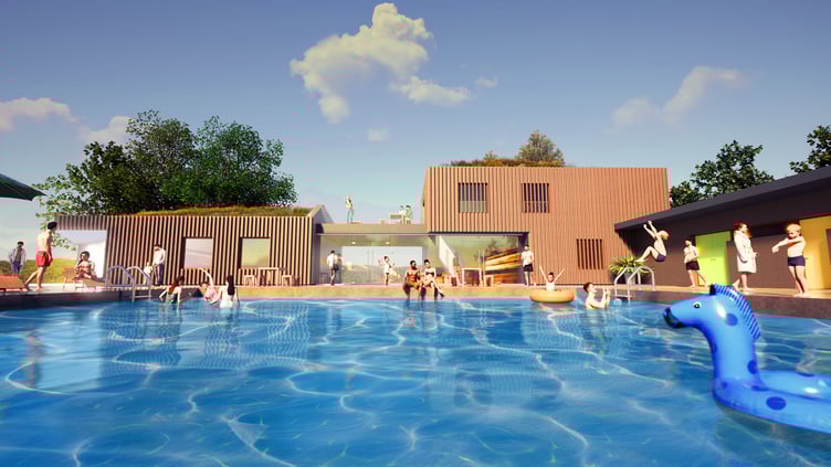 Proposed site of Abergavenny Lido