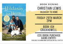Adventurer Christian Lewis signs books in Crickhowell this Friday