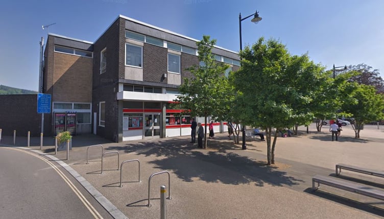 The former post office in Abergavenny