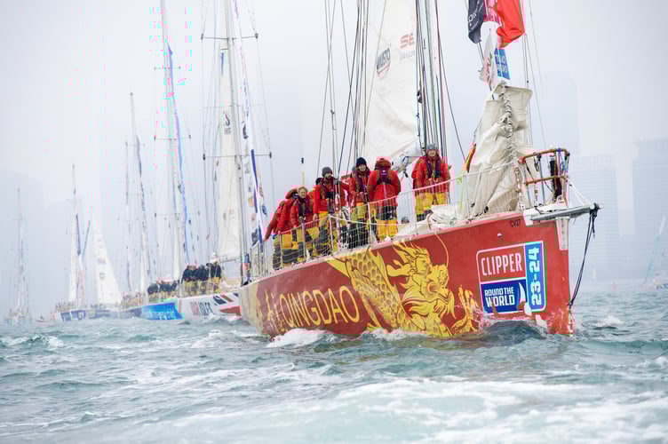 The boats set off from China to Seattle