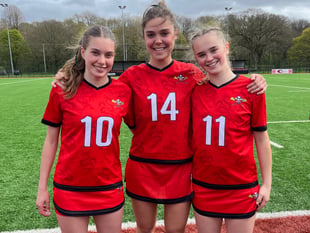 Lacrosse girls prove a hit in Wales colours