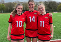 Lacrosse girls prove a hit in Wales colours