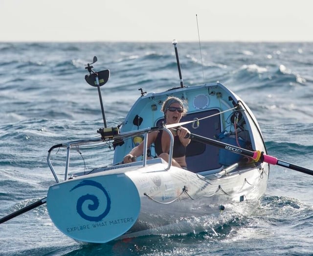 Ocean rower Kiko lifts lid on record crossing