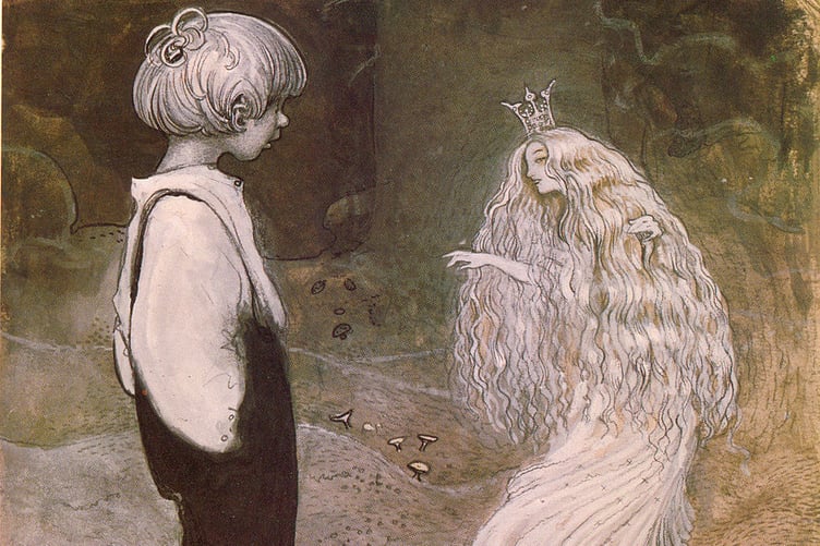 An encounter with the fair folk by John Bauer