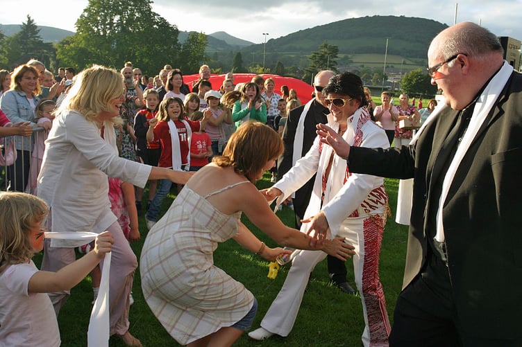 Abergavenny Elvis in Bailey Park