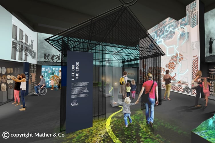 A computer generated image of the redeveloped Hereford Museum and Art Gallery