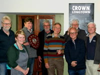 Abergavenny Quiz League winners celebrate