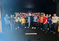 Cwmbran darts league raises £350 for Cancer Research 