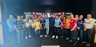 Cwmbran darts league raises £350 for Cancer Research 