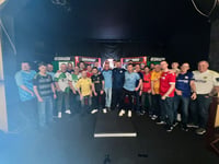 Cwmbran darts league raises £350 for Cancer Research 