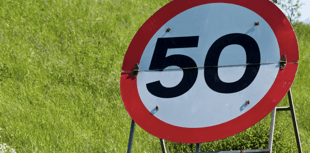 What's the time limit on A40 50mph speed?