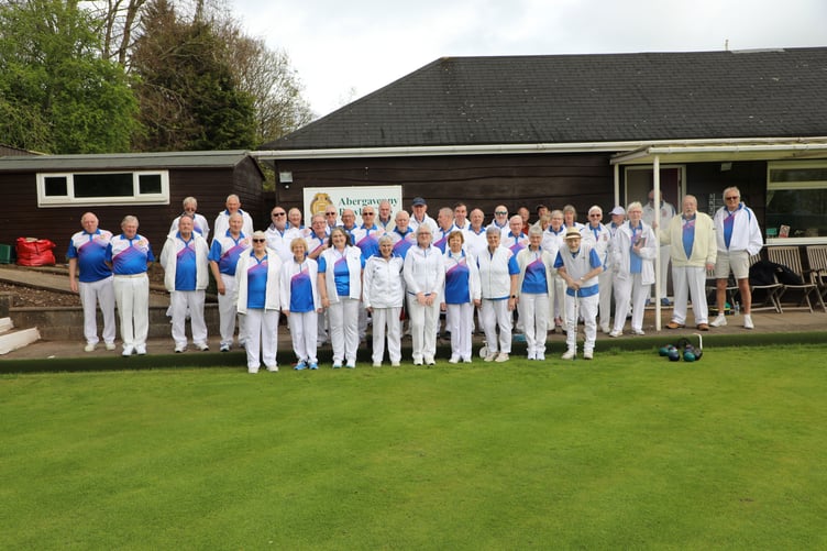 Opening day at Abergavenny Bowls Club