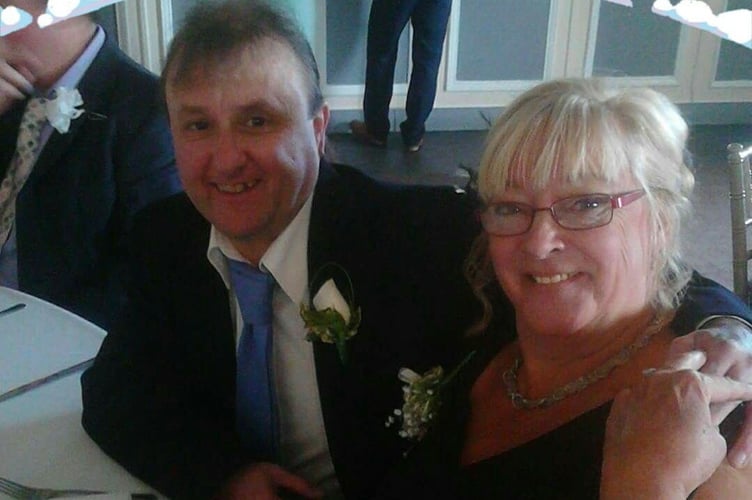 Richard Hart, 60, with his partner Kay Ritchie, 66. A man with a tattoo so obscene police ordered him to cover up or he'd be arrested says he has "no regrets". Richard Hart, 60, got his controversial ink on his which depicts a naked woman spreading her legs from his chest down to his midriff. Richard drew the design himself before taking it to a local tattoo parlour to have it etched onto his skin in a four-hour sitting, costing Â£55. Richard says his partner, Kay Ritchie, 66, isn't fazed by his graphic tattoo - which he had done for his 40th birthday in 2003 - but he does cover it up in front of his grandkids. 