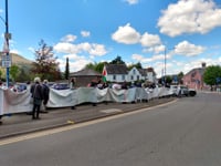 
Naming the dead vigil held in Abergavenny 
