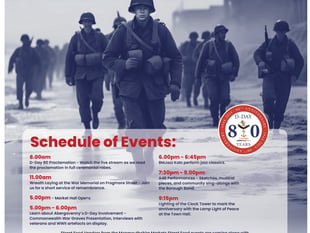Abergavenny to mark 80th anniversary of D-Day