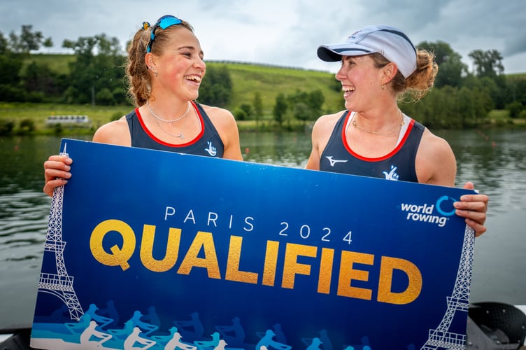 Mathilda, right, and Becky, left, are on their way to Paris