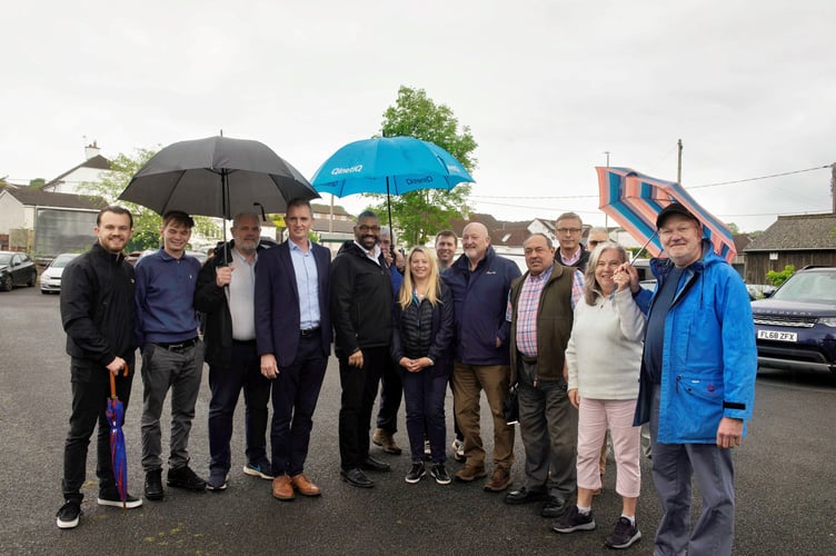 Home Secretary MP James Cleverly visits Little Mill
