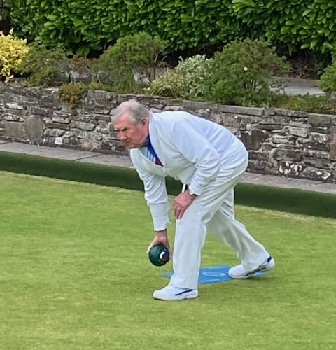 John Beaton in action for Abergavenny v Blaina