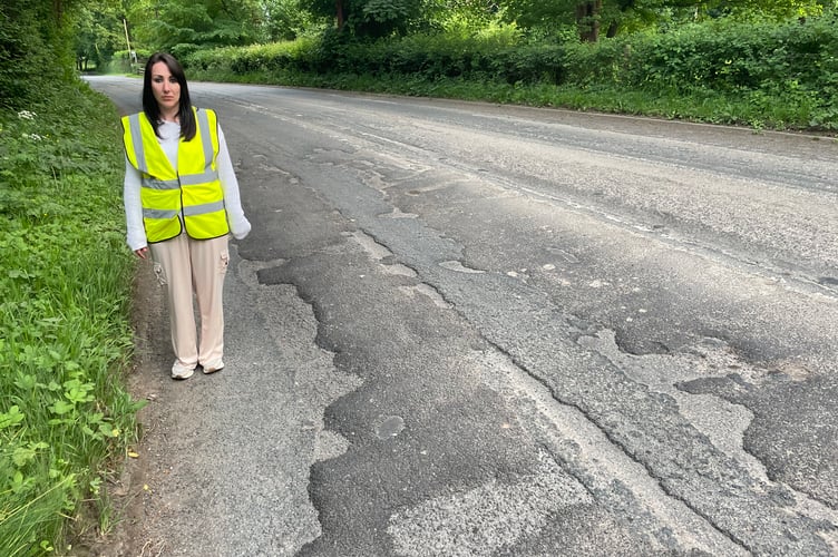 Potholed roads