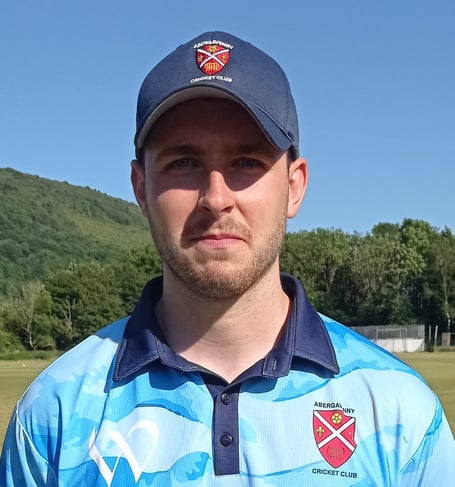Ryan Avery scored 76 for Abergavenny 1sts. Photo: Abergavenny CC