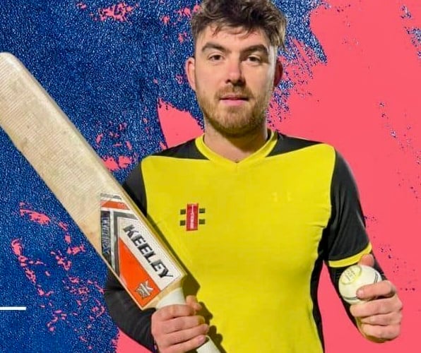 Matthew Williams had a good day with bat and ball for Usk 2nds