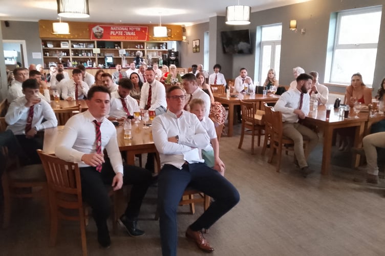 There was a good turn out for Mardy AFC's awards night