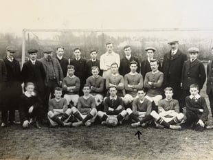 
Llanfoist FC during its Peaky Blinders period!  
