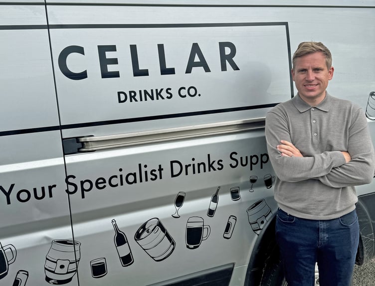 Rhys Anstee, co-owner of Cellar Drinks Company.