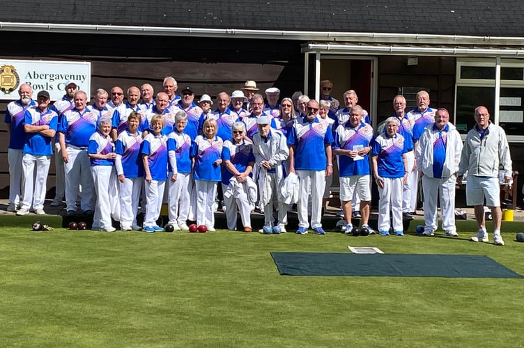 The season is in full swing at Abergavenny Bowls Club