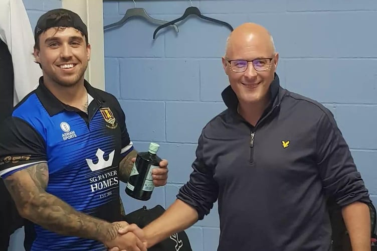 Sidharth Ramesh starred with the bat for Usk 2nds.