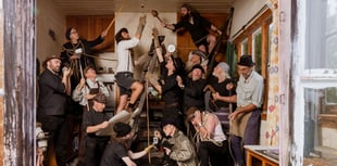 The Spooky Men's Chorale stop at Aber in UK Tour