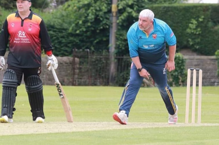 Geraint Leach took five wickets