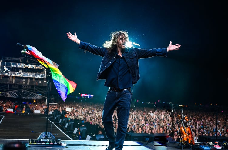 The Hozier show at Chepstow racecourse has been flooded off