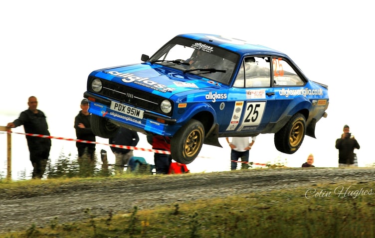 Ben Friend and regular Monmouth co-driver Cliffy Simmons flew to class victory in the Allglass Anglia Escort RS1800