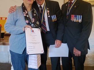 Abergavenny RBL Branch celebrates exceptional service 