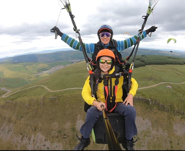 Daredevil Dante soars high for Children in Need! 