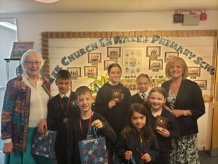 Usk Panto Players sponsor Saron Publishers story writing competition