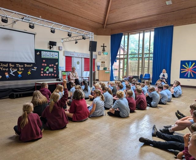 MCC'S Chair engages with children and young people across the county