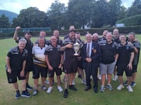 Monmouthshire County Cup final at Abergavenny Bowls Club