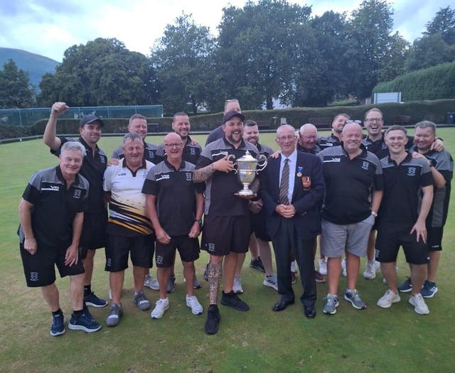 Monmouthshire County Cup final at Abergavenny Bowls Club