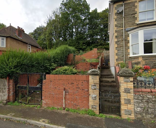 Stairway to nowhere to be used for new house