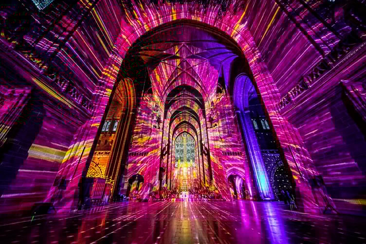 The Luxmuralis Space light and sound show will be out of this world at Hereford Cathedral
