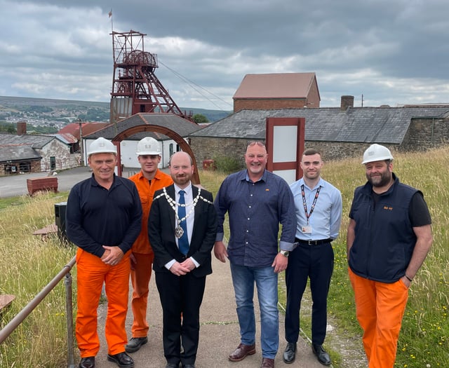 Blaenavon Town Council celebrate mining apprenticeship success