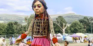 WATCH: Refugee puppet makes her first visit to Wales
