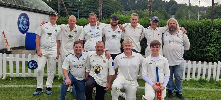 Glangrwyney 1st XI pictured at the end of last season