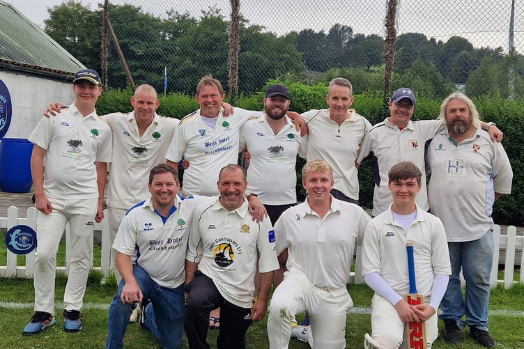 Glangrwyney 1st XI pictured at the end of last season